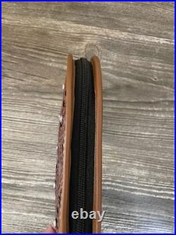 Hand Made Hand Tooled Leather Pistol Case