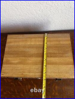 Hand-made Hand-crafted Wooden Gun Box With Key