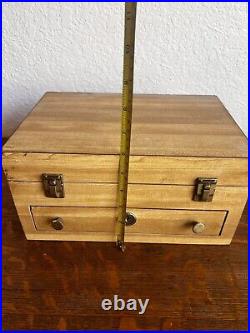 Hand-made Hand-crafted Wooden Gun Box With Key