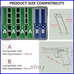 Handgun Cases with Modular Foam Pistol Storage for Multiple Firearms