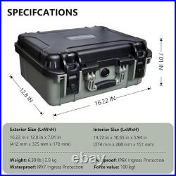 Handgun Cases with Modular Foam Pistol Storage for Multiple Firearms