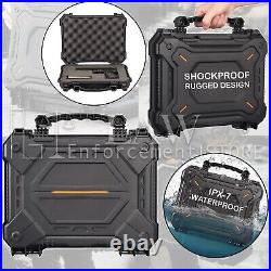 Handgun / Sensitive Equipment WaterProof ShockProof Hard Case Storage Box + Foam