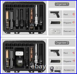 Hard Gun Case for Handgun & Pistol TAS Approved Mutil Handguns & Magazines Ha