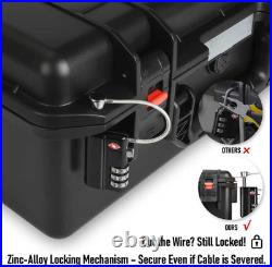 Hard Gun Case for Handgun & Pistol TAS Approved Mutil Handguns & Magazines Ha