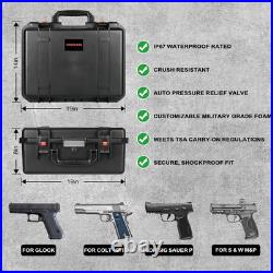 Hard Gun Case for Handgun & Pistol TAS Approved Mutil Handguns & Magazines Ha