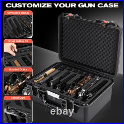 Hard Gun Case for Handgun & Pistol TAS Approved Mutil Handguns & Magazines Ha