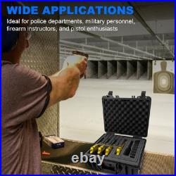 Hard Pistol Cases for 5 Pistols Multi Pistol Case with 20 Magazines Pre-Cut Hard Pistol Cases for 5 Pistols Multi Pistol Case with 20 Magazines Pre-Cut