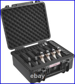 Hard Pistol Cases with Customized PU Foam, Waterproof & Dustproof Hard Gun Case