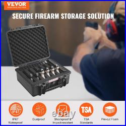 Hard Pistol Cases with Customized PU Foam, Waterproof & Dustproof Hard Gun Case
