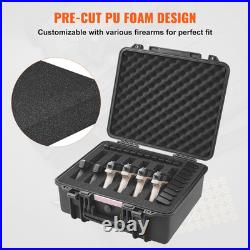 Hard Pistol Cases with Customized PU Foam, Waterproof & Dustproof Hard Gun Case