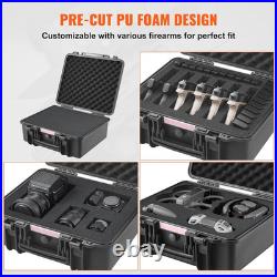 Hard Pistol Cases with Customized PU Foam, Waterproof & Dustproof Hard Gun Case
