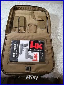 Heckler Koch Brown Soft Special Op TACTICAL SOCOM HK PISTOL CASE Mark23 HK45 VP9