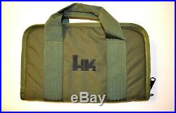 Heckler & Koch Hk Padded Case/bag Od Green Usp Hk45 P30 P7 Psp P7m8 P7m0 P7m13