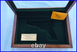 Hi-Power walnut display case- Special Operations Association- limited edition Hi-Power walnut display case- Special Operations Association- limited edition