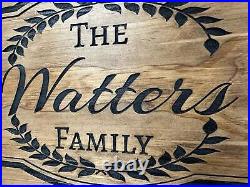 Hidden Gun Storage Cabinet Customizable Family Name, Personalized Concealed Gun