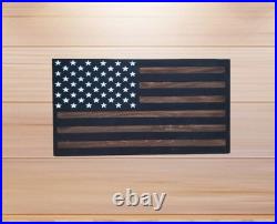 Hidden Gun Storage Handgun Wall Safe Flag Concealment Cabinet Ammo Box Case
