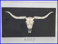 Hidden Gun Storage Longhorn Skull Concealment Cabinet Handgun Secret Case