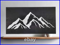 Hidden Gun Storage Mountain Scene Handgun Concealment Cabinet Secret Case