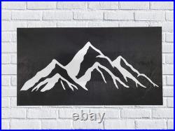 Hidden Gun Storage Mountain Scene Handgun Concealment Cabinet Secret Case
