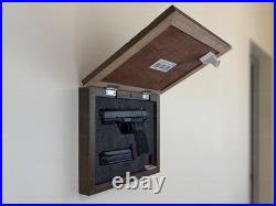 Hidden Gun Storage Personalized Concealment Case with 3D Family Name Monogram