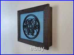 Hidden Gun Storage Personalized Concealment Case with 3D Family Name Monogram