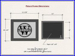 Hidden Gun Storage Personalized Concealment Case with 3D Family Name Monogram
