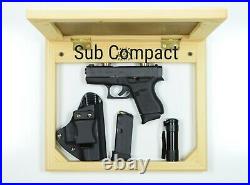 Hidden gun storage case, concealment furniture, secret cabinet, wall safe, CL