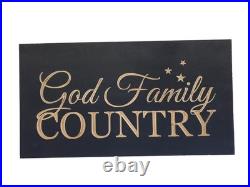 Hidden gun storage safe concealment cabinet firearm case box God Family Country