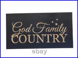Hidden gun storage safe concealment cabinet firearm case box God Family Country