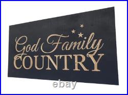 Hidden gun storage safe concealment cabinet firearm case box God Family Country