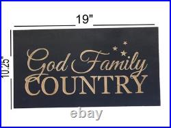 Hidden gun storage safe concealment cabinet firearm case box God Family Country