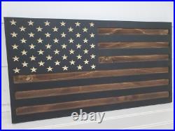Hidden handgun storage. American flag gun concealment cabinet. Wall stash case