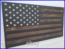 Hidden handgun storage. American flag gun concealment cabinet. Wall stash case