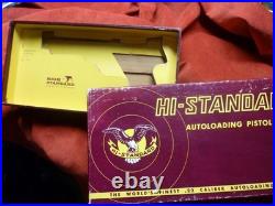 High Standard Autoloading Pistol Box, Hi Standard Military Grip Trophy Model