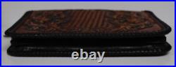 Holy Bible Concealed Carry Hand Crafted Tooled Leather Gun Rug Case Brown/black