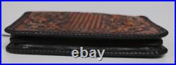 Holy Bible Concealed Carry Hand Crafted Tooled Leather Gun Rug Case Brown/black