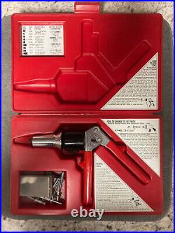 Huck HK-150A Hand Manual Hydraulic Installation Tool Rivet Gun USA With Case