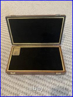 IHMSA Factory presentation Gun Pistol box case wood Ultra Rare 1 of 1