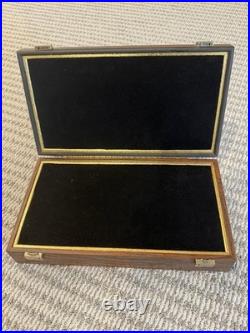 IHMSA Factory presentation Gun Pistol box case wood Ultra Rare 1 of 1