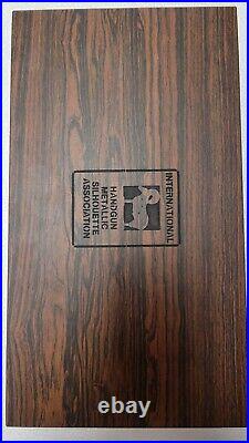 International Handgun Metallic Silhouette ASSN. Empty Wooden Case / box