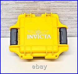 Invicta Reserve Mens Watch 0515 Mother-of-Pearl Dial Gun Metal withHard Case RARE