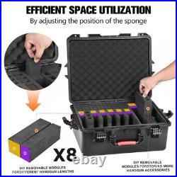 Kinghardcase Gun Case for Handguns, Pre-Cut Multiple Pistols Case Shockproof
