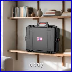 Kinghardcase Gun Case for Handguns, Pre-Cut Multiple Pistols Case Shockproof