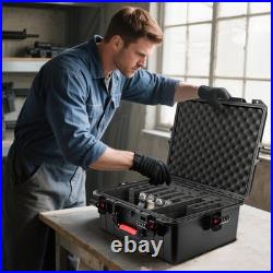 Kinghardcase Gun Case for Handguns, Pre-Cut Multiple Pistols Case Shockproof