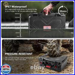 Kinghardcase Gun Cases for Handguns, 4 Pistol Case and 23 Magazine