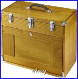 Knife Display Case Walnut & Black 8 Drawer Pistol Gun Wood Cabinet EDC Chest Box Knife Display Case Walnut & Black 8 Drawer Pistol Gun Wood Cabinet EDC Chest Box