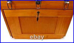 Knife Display Case Walnut & Black 8 Drawer Pistol Gun Wood Cabinet EDC Chest Box Knife Display Case Walnut & Black 8 Drawer Pistol Gun Wood Cabinet EDC Chest Box
