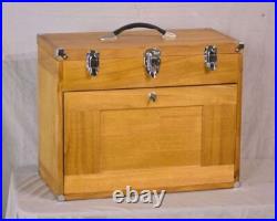 Knife Display Case Walnut & Black 8 Drawer Pistol Gun Wood Cabinet EDC Chest Box Knife Display Case Walnut & Black 8 Drawer Pistol Gun Wood Cabinet EDC Chest Box