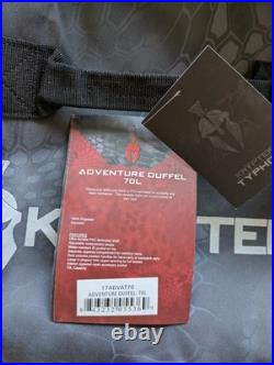 Kryptek Adventure 70L Duffel Bag, 25.4 L x 13.98 W x 13.98 H, New with Tags