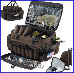 Large Pistol Range Bag Shooting Tactical Gun Range Bag with 3 Pistol Cases Bags Large Pistol Range Bag Shooting Tactical Gun Range Bag with 3 Pistol Cases Bags